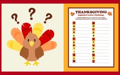 Free Printable: Thanksgivng Game