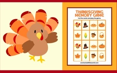 Free Printable: Thanksgiving Memory